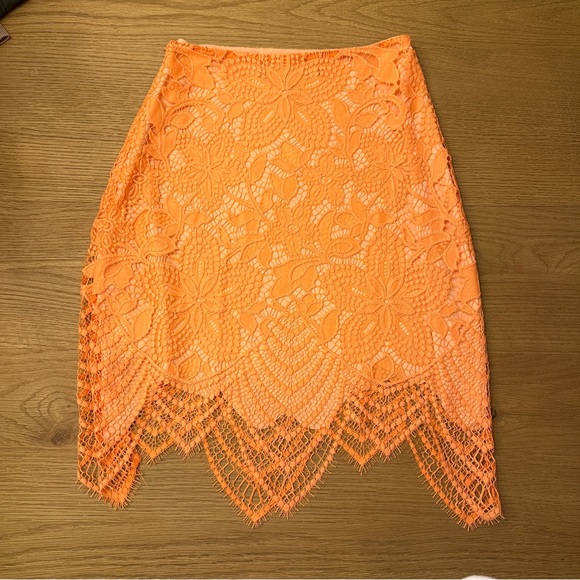 For Love And Lemons Dresses & Skirts - For Love and Lemons Orange Mini Skirt 🧡